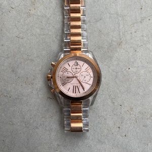Michael Kors rose gold watch preowned